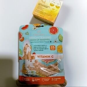 Vitamin C Brightening Jelly Eye Masks & Make-Up Remover Wipes